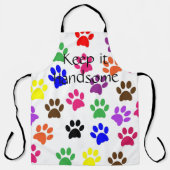 Überall in der Print-Schürze Behielt es gut ausseh Schürze (Vorderseite)