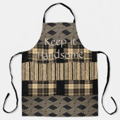 Überall in der Print-Schürze Behielt es Handsome B Schürze (Vorderseite)