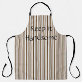 Überall in der Print-Schürze Behielt es Handsome B Schürze (Vorderseite)
