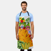 Überall in der Print-Schürze Behielt es Handsome C Schürze (Getragen)