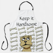 Überall in der Print-Schürze Behielt es Handsome D Schürze (Vorderseite)