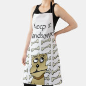Überall in der Print-Schürze Behielt es Handsome D Schürze (InSitu)