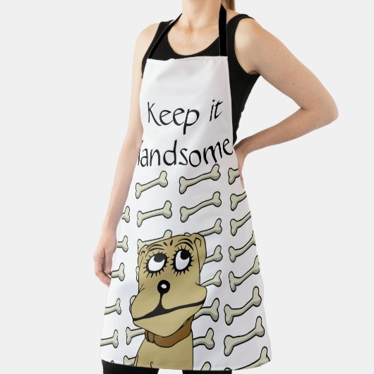 Überall in der Print-Schürze Behielt es Handsome D Schürze (InSitu)