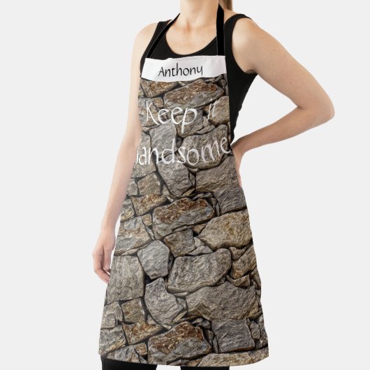 Überall in der Print-Schürze Behielt es Handsome R Schürze (InSitu)