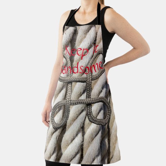 Überall in der Print-Schürze Behielt es Handsome R Schürze (InSitu)