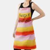 Überall in der Print-Schürze Behielt es Handsome S Schürze (InSitu)