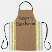 Überall in der Print-Schürze Behielt es hübsch Gol Schürze (Vorderseite)