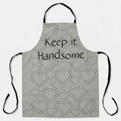 Überall in der Print-Schürze Behielt es hübsche gr Schürze (Vorderseite)