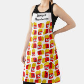 Überall in der Print-Schürze Behielt es Schöne Fra Schürze (InSitu)