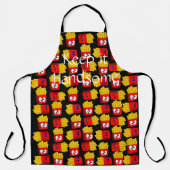 Überall in der Print-Schürze Behielt es Schöne Fra Schürze (Vorderseite)