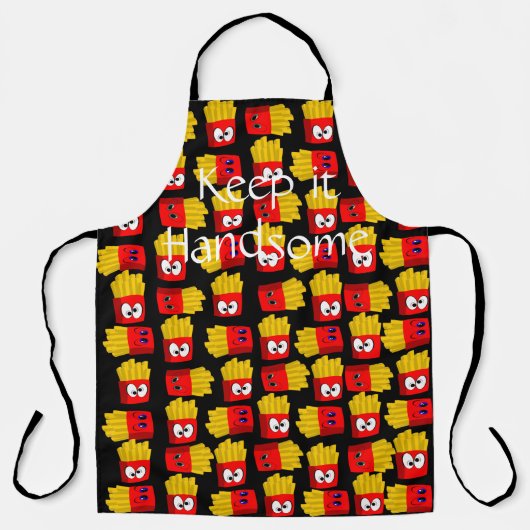 Überall in der Print-Schürze Behielt es Schöne Fra Schürze (Vorderseite)