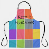 Überall in der Print-Schürze Behielt es, um einige Schürze (Vorderseite)