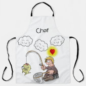 Überall in der Print-Schürze Fischfang Schürze (Vorderseite)