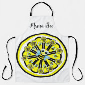Überall in der Print-Schürze Happy Bumblebee Lemon Schürze (Vorderseite)