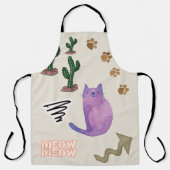 Überall in der Print-Schürze Katzenpfähle bedeuten Schürze (Vorderseite)