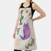 Überall in der Print-Schürze Katzenpfähle bedeuten Schürze (InSitu)