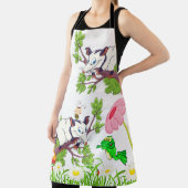 Überall in der Print-Schürze Possum Chick Frosch F Schürze (InSitu)