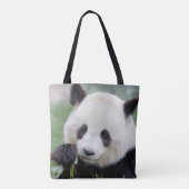 Überall in der Tasche. Foto Riesenpanda, Panda Gea Tasche (Rückseite)
