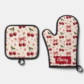 Überall in Druckkernen und Bogen Ofenhandschuh & Topflappen-Set (Vorderseite)