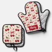 Überall in Druckkernen und Bogen Ofenhandschuh & Topflappen-Set (Vorderseite/Rückseite)