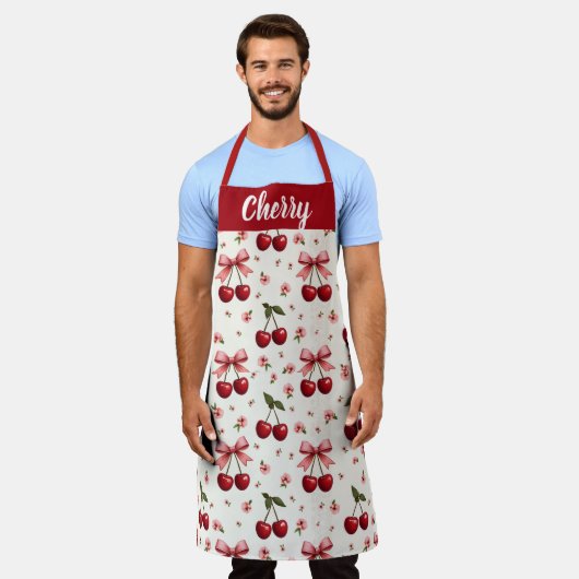 Überall in Druckkernen und Bogen Schürze (Getragen)