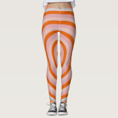 Überall in Print-Leggings mit Circle Design Leggings (Vorderseite)