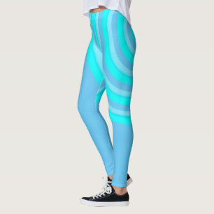 Überall in Print-Leggings mit Circle Design Leggings