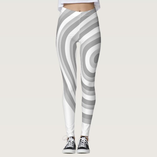 Überall in Print-Leggings mit Circle Design Leggings (Vorderseite)
