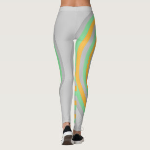 Überall in Print-Leggings mit Circle Design Leggings