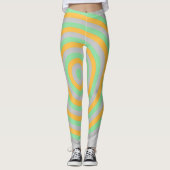 Überall in Print-Leggings mit Circle Design Leggings (Vorderseite)