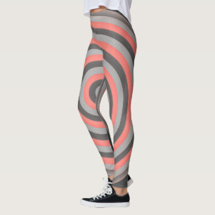 Überall in Print-Leggings mit Circle Design Leggings