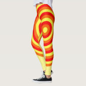 Überall in Print-Leggings mit Circle Design Leggings (Links)