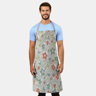 Überall in Print-Schürze floral Schürze