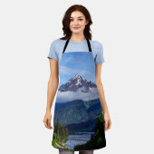 Überall in Print-Schürze Schürze (Getragen)