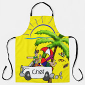 Überall in Print Schürzen Beach Koch (Vorderseite)
