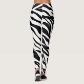 Überall in Zebra drucken Leggings. Leggings (Rückseite)