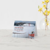 Überall ist Paradise Inspiration Note Card Karte (Gelbe Blume)