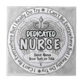 Überall Krankenschwester Fliese (Vorderseite)