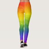 Überall Leggings mit kräftigen, lebendigen Farben. (Rückseite)