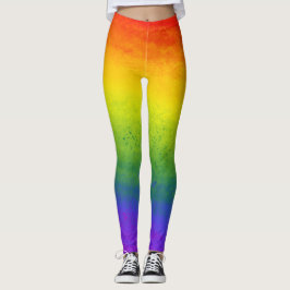 Überall Leggings mit kräftigen, lebendigen Farben.