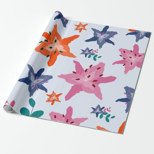 Überall Lilies Geschenkpapier (Ungerollt)