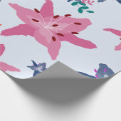 Überall Lilies Geschenkpapier (Ecke)