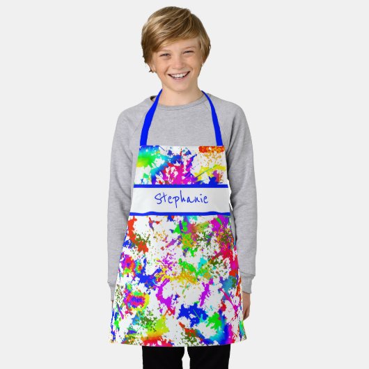 überall malen schürze (Getragen)