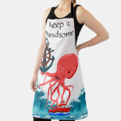 Überall Print Schürze Behielt es Handsome Octopus (InSitu)