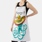 Überall Print Schürze Behielt es Handsome Octopus (InSitu)