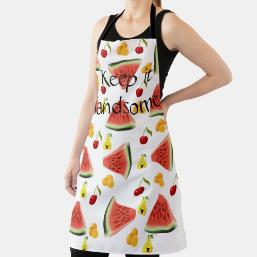 Überall Print Schürze Behielt es Handsome Watermel (InSitu)