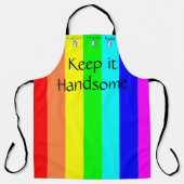 Überall Print Schürze Behielt es hübsch Pinguin (Vorderseite)