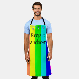 Überall Print Schürze Behielt es hübsch Pinguin