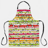Überall Print Schürze Behielt es hübsch Pinguin (Vorderseite)