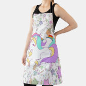Überall Print Schürze Unicorn Baby Angel (InSitu)